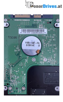 Western Digital - WD1600BEVT-75ZCT2 - 160 GB - PCB. 2060-701499-005 Rev. A