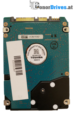 Toshiba MK3252GSX-HDD2H01- SATA - 320 GB - PCB G002217A