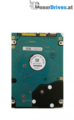 Toshiba MK1652GSX - SATA - 160 GB -  Pcb: G002217A Rev