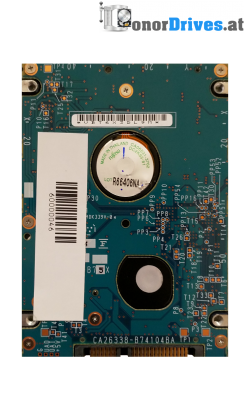 Fujitsu - MHV2120BH- SATA -120 GB - PCB CA26338-B74104BA