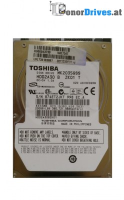 Toshiba MK2561GSYN- SATA - 250 GB - PCB G002872 Rev: A